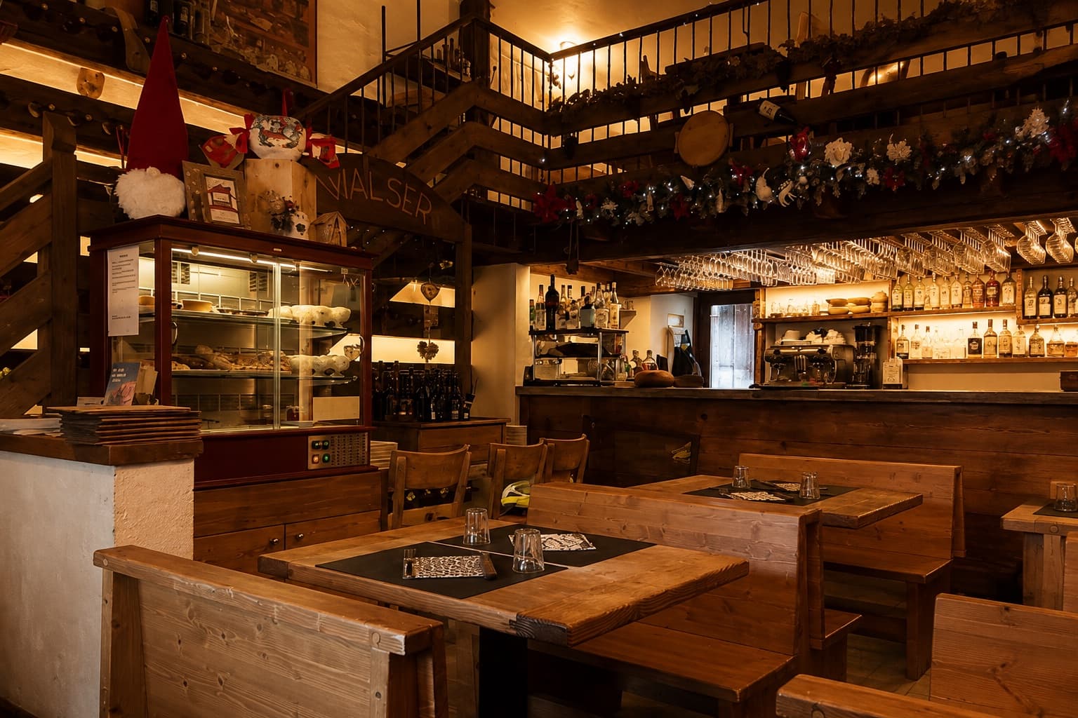 Vineria Walser, pizze, taglieri e vini con vista sul Monte Bianco a Courmayeur