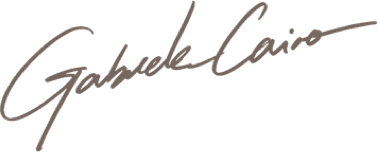 Firma autografa dello chef Gabriele Cairo
